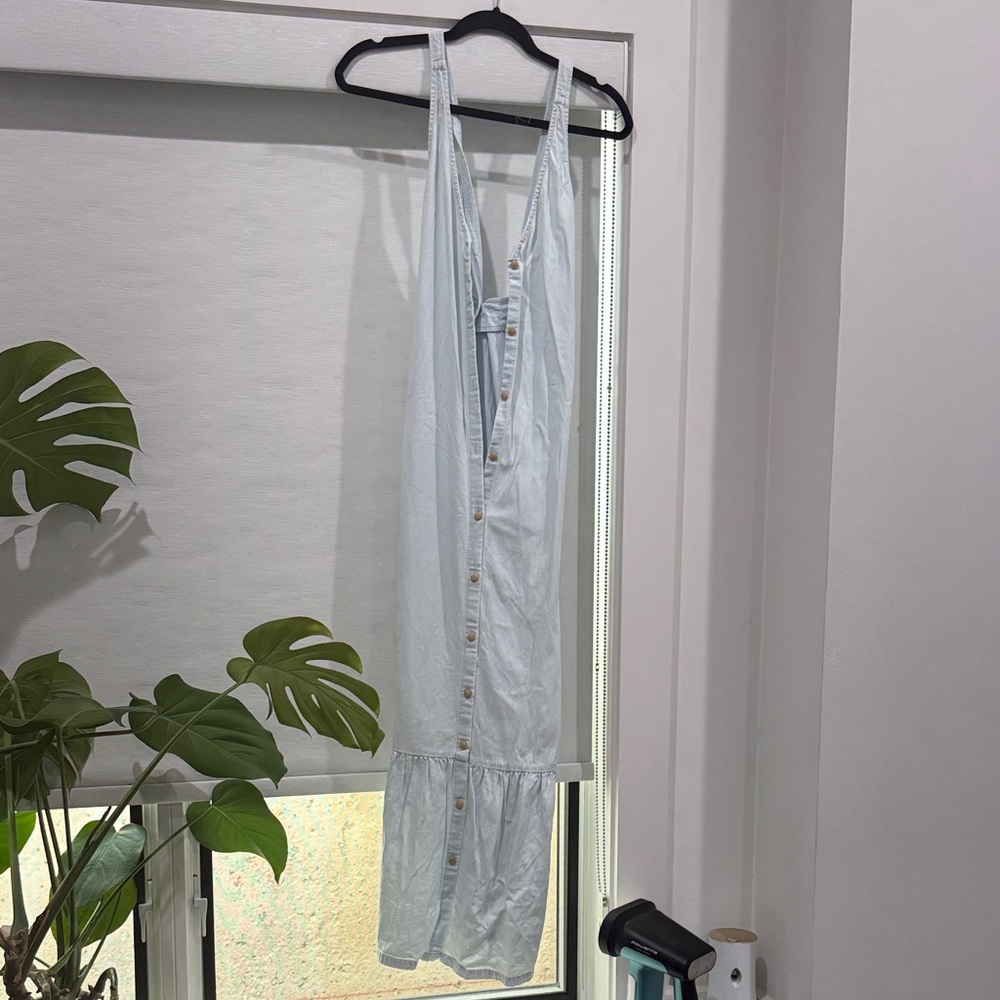 Scotch & Soda Light Denim Pinafore Dress